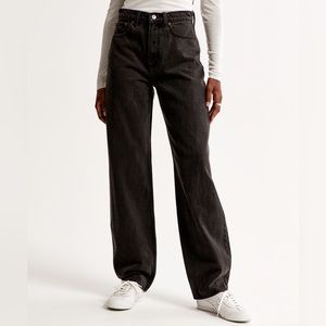 Abercrombie & Fitch High Rise Taper Jean Curve Love Sz 25 NWOT